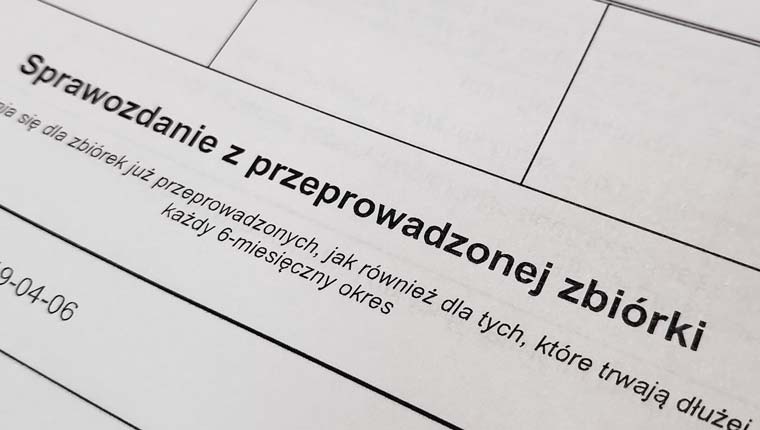 Sprawozdanie z przeprowadzonej zbiórki publicznej